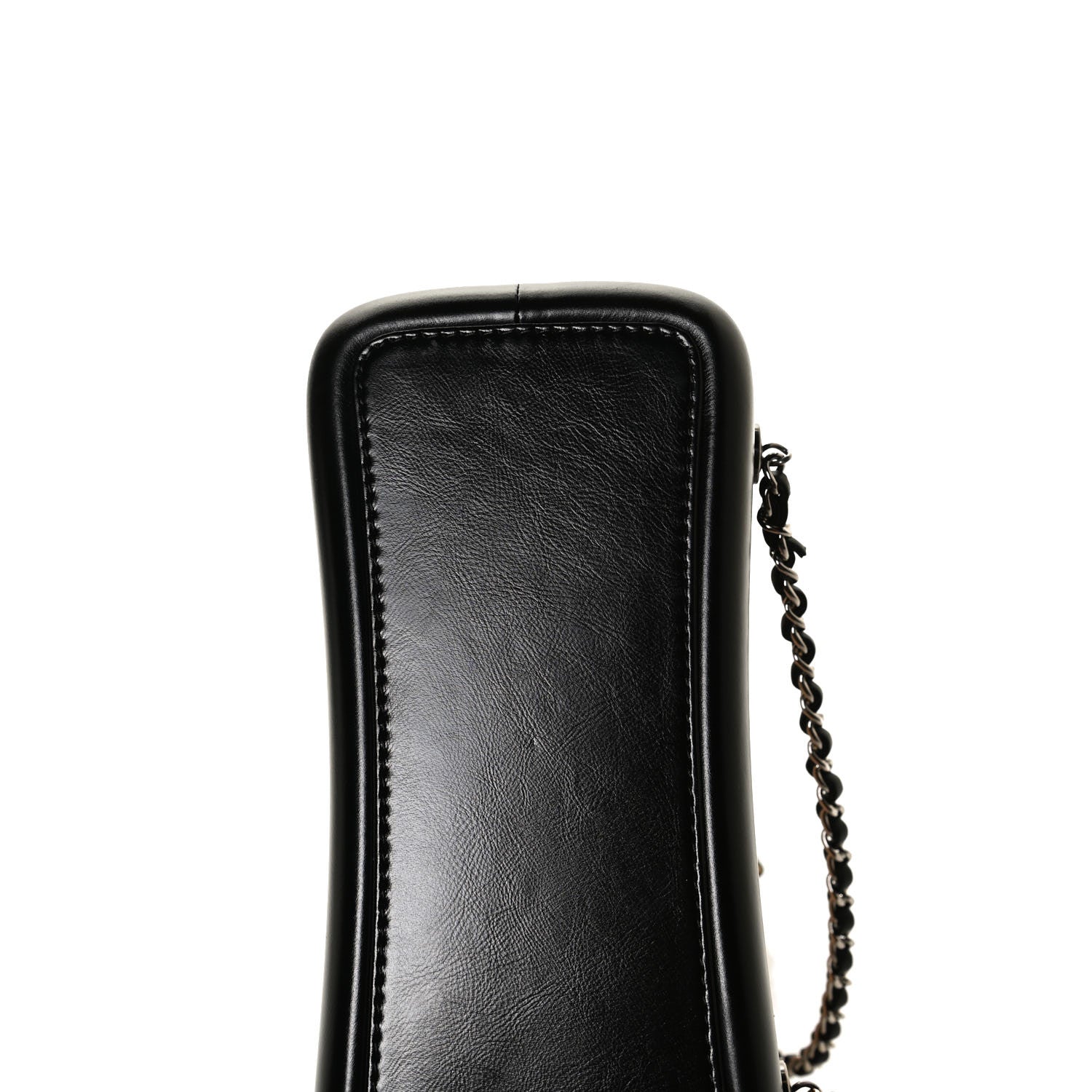 Chanel Aged Calfskin Quilted Small Gabrielle Backpack Beige Black 12 of 13