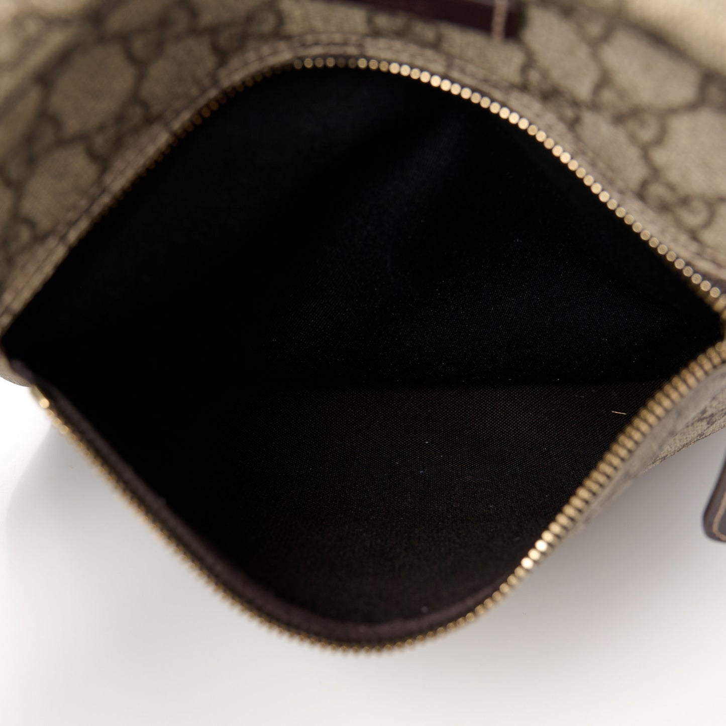 GG Plus Monogram Selleria Calfskin Medium Messenger Bag Beige Ebony Cocoa Dark Chocolate