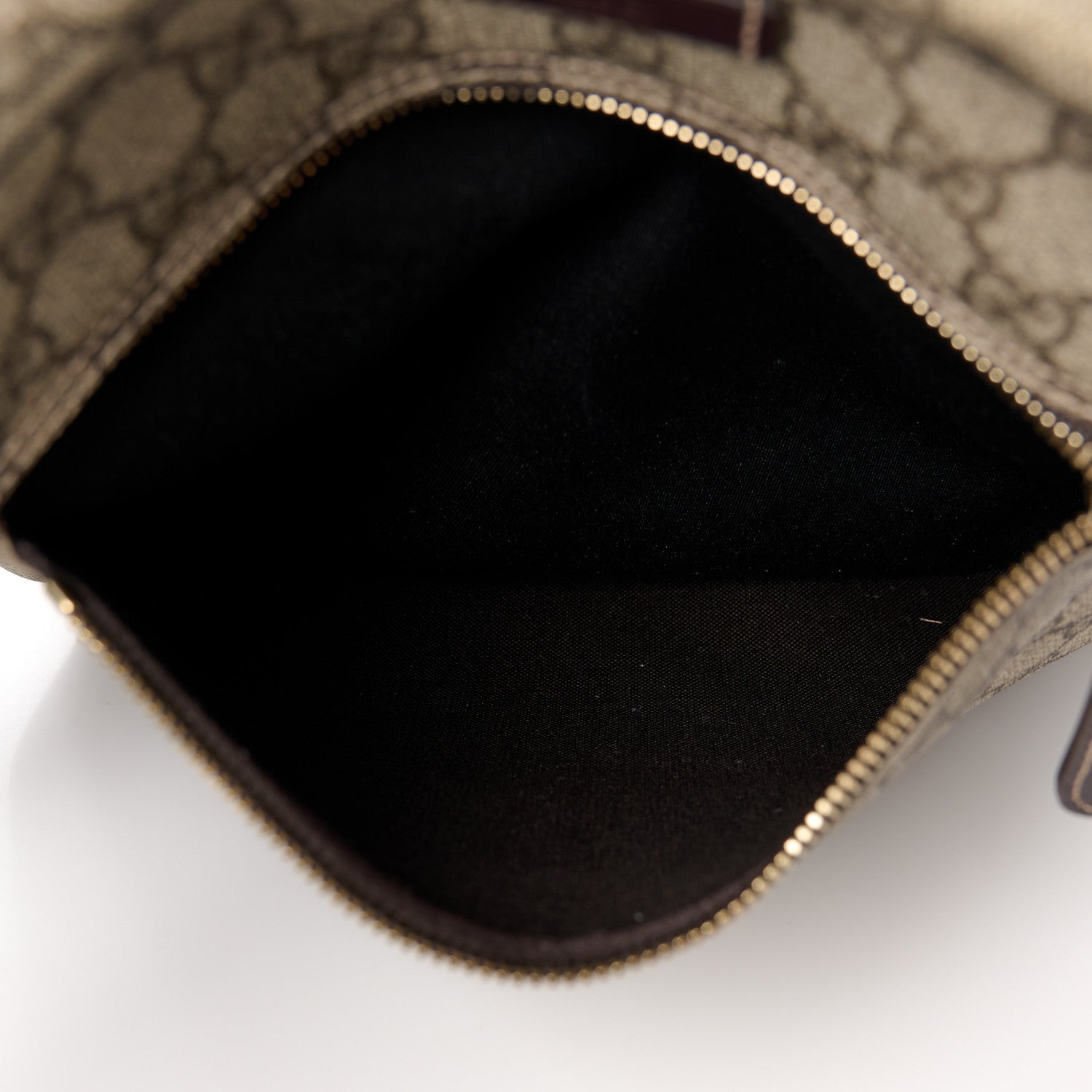 Gucci GG Plus Monogram Selleria Calfskin Medium Messenger Bag Beige Ebony Cocoa Dark Chocolate 6 of 11