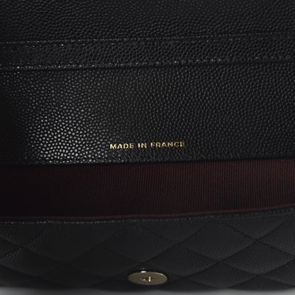 Chanel Caviar Quilted Glasses Case With Chain Black 9 of 12