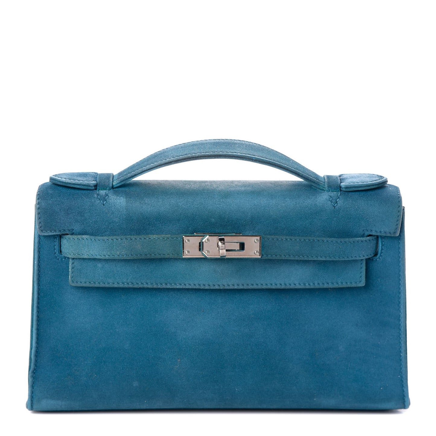 Veau Doblis Kelly Pochette Turquoise