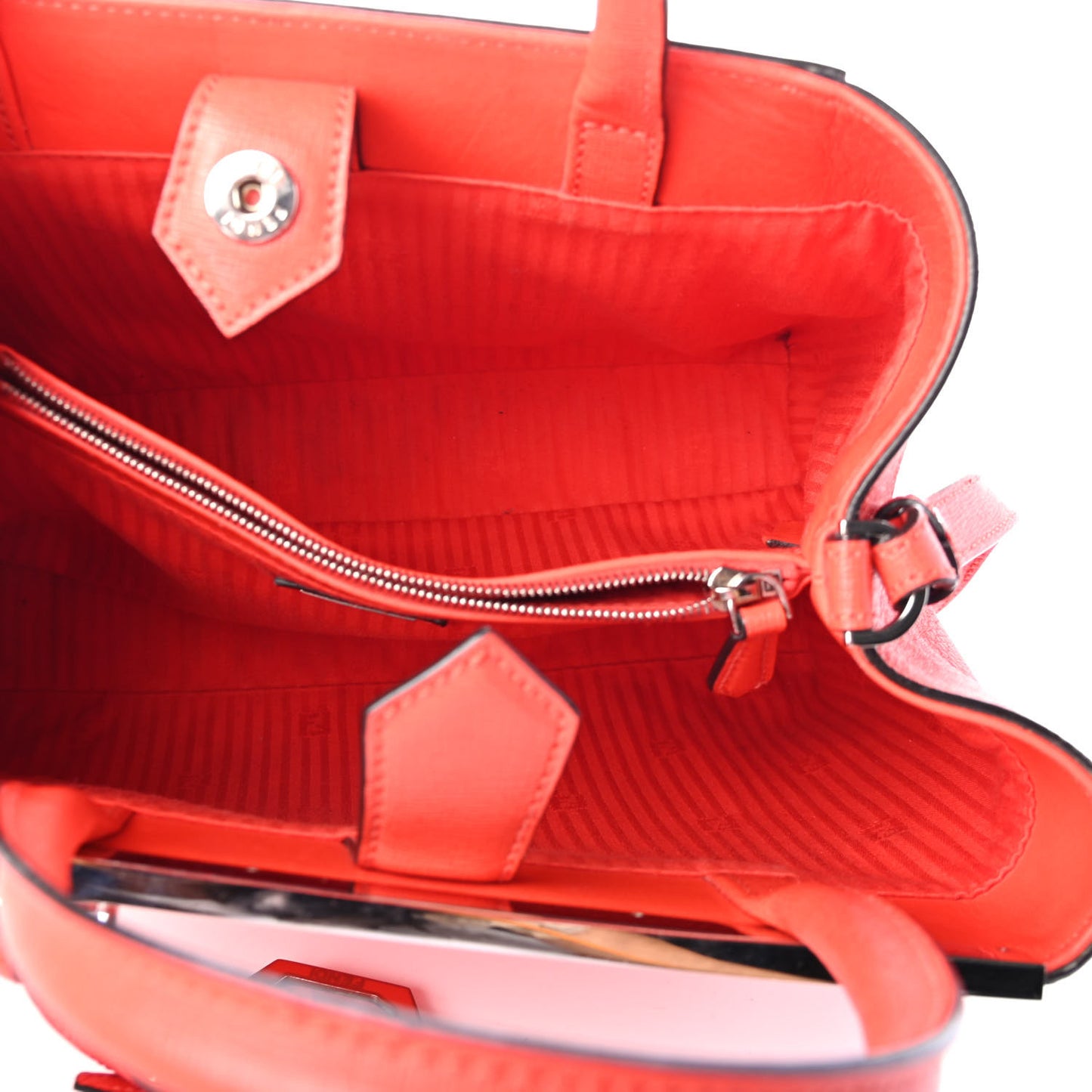Vitello Elite Petite 2Jours Tote Papavero