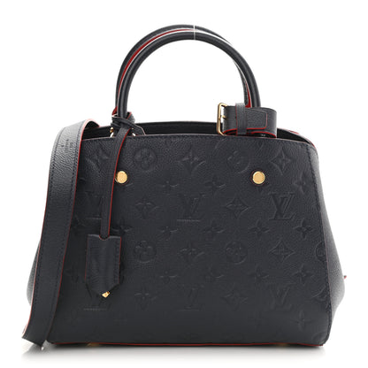 Louis Vuitton Empreinte Montaigne BB Marine Rouge 1 of 9