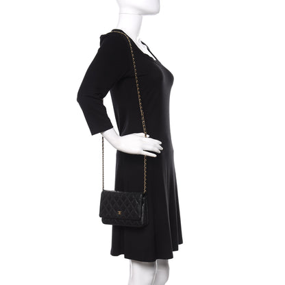 Chanel Caviar Quilted Wallet On Chain WOC Black 2 of 12