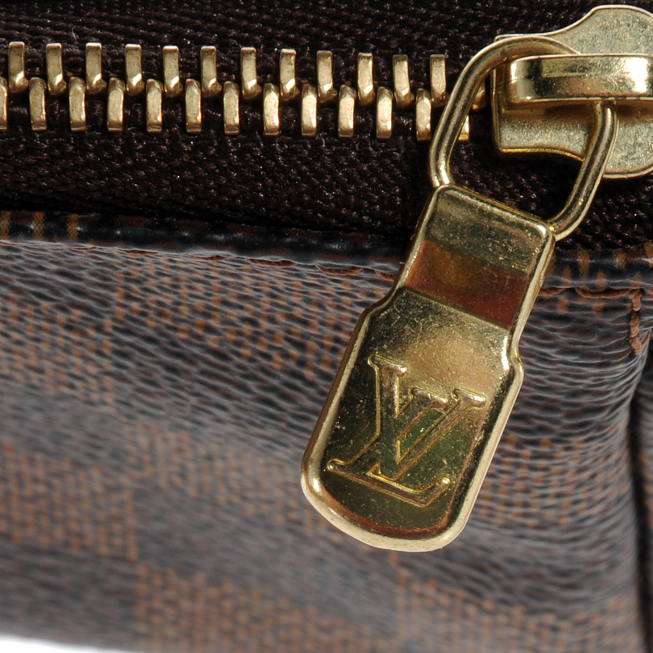 Damier Ebene Mini Pochette Accessories Bag