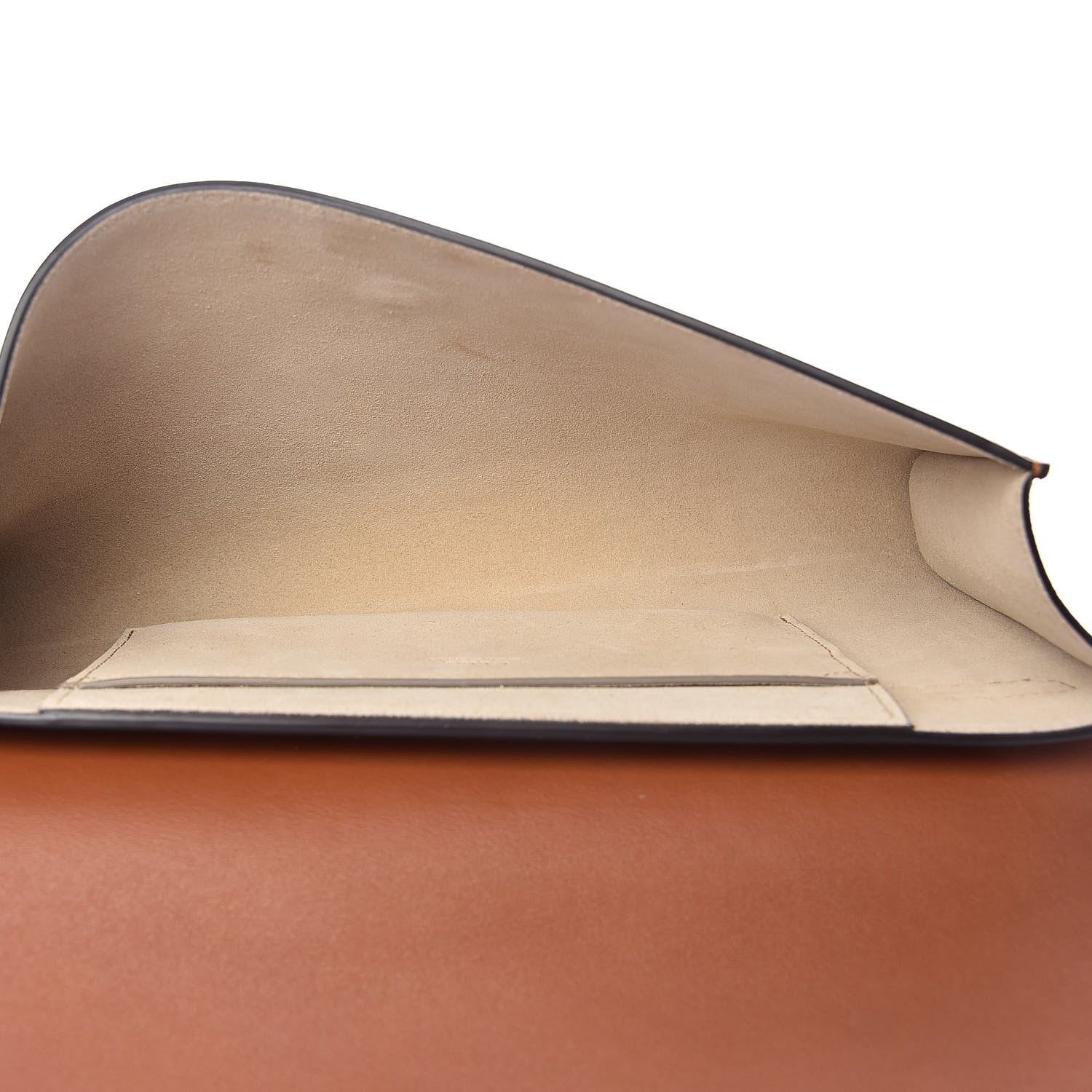 Chloe Suede Calfskin Faye Clutch Tobacco 5 of 9