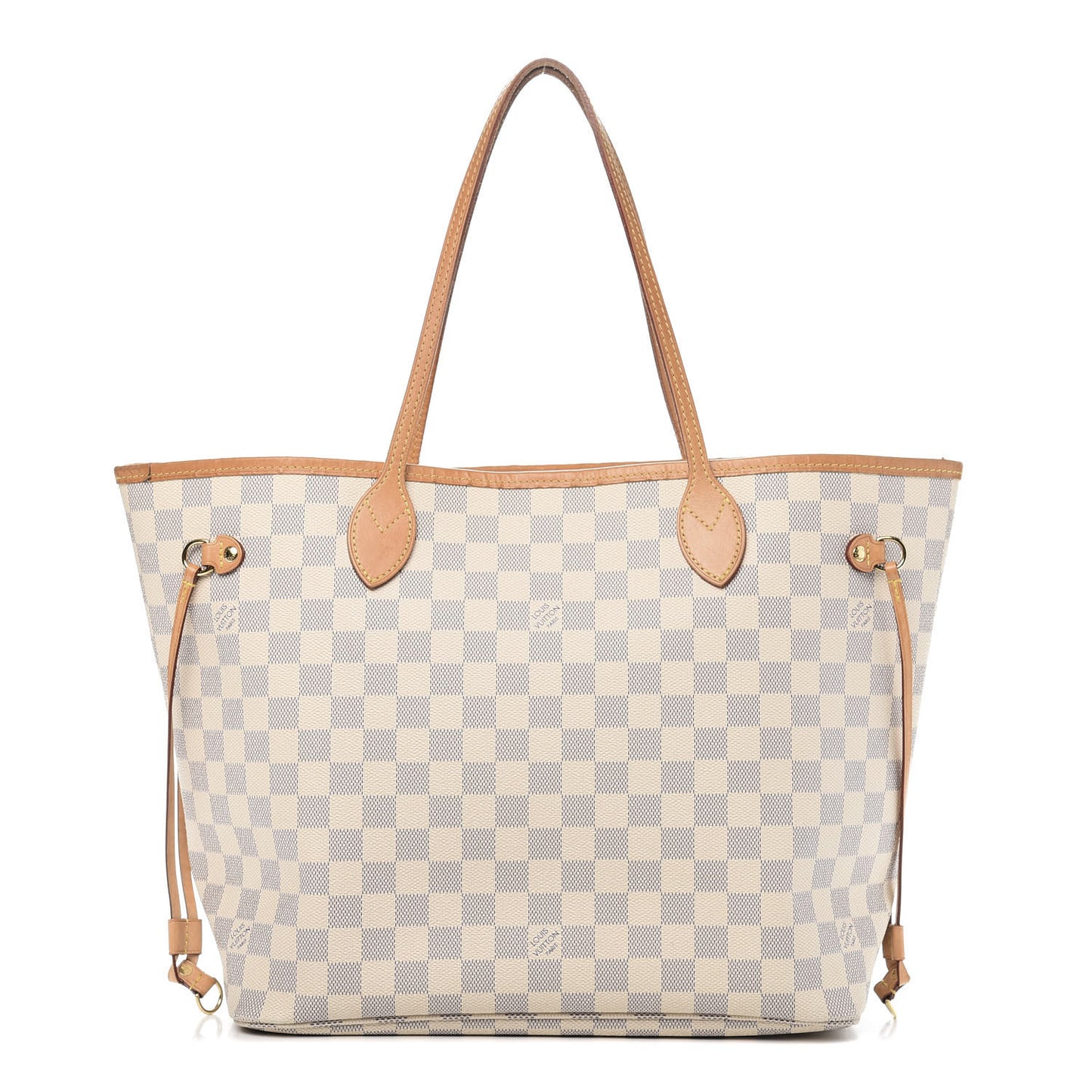 Damier Azur Neo Neverfull MM Rose Ballerine