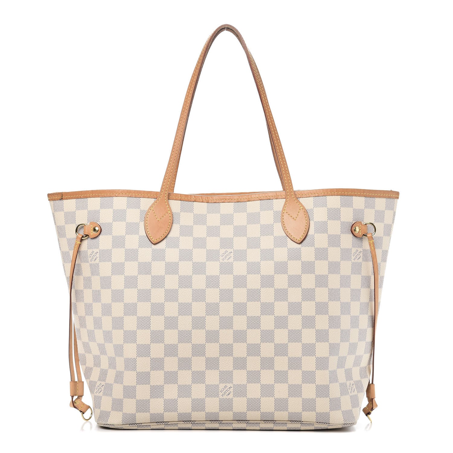 Louis Vuitton Damier Azur Neo Neverfull MM Rose Ballerine 1 of 19