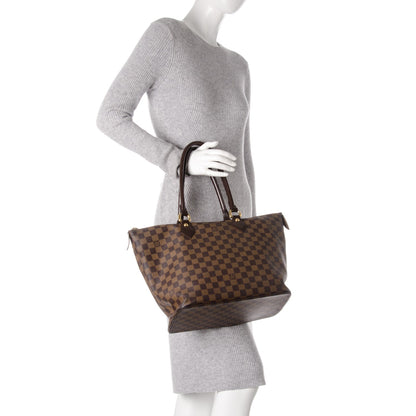 Louis Vuitton Damier Ebene Saleya MM 2 of 10