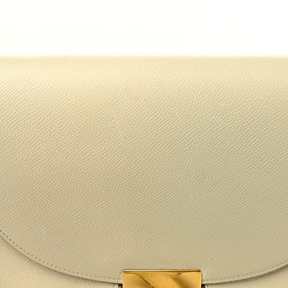 Celine Grained Calfskin Compact Trotteur White 11 of 11