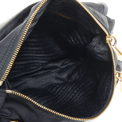 Prada Tessuto Nylon Messenger Bag Nero Black 5 of 11