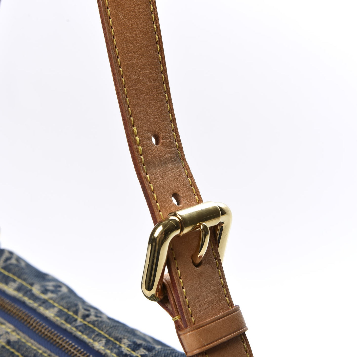 Monogram Denim Baggy PM Blue