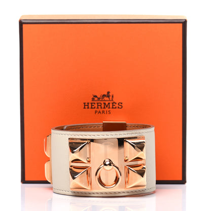 Hermes Swift Collier de Chien CDC Bracelet S Craie 6 of 6