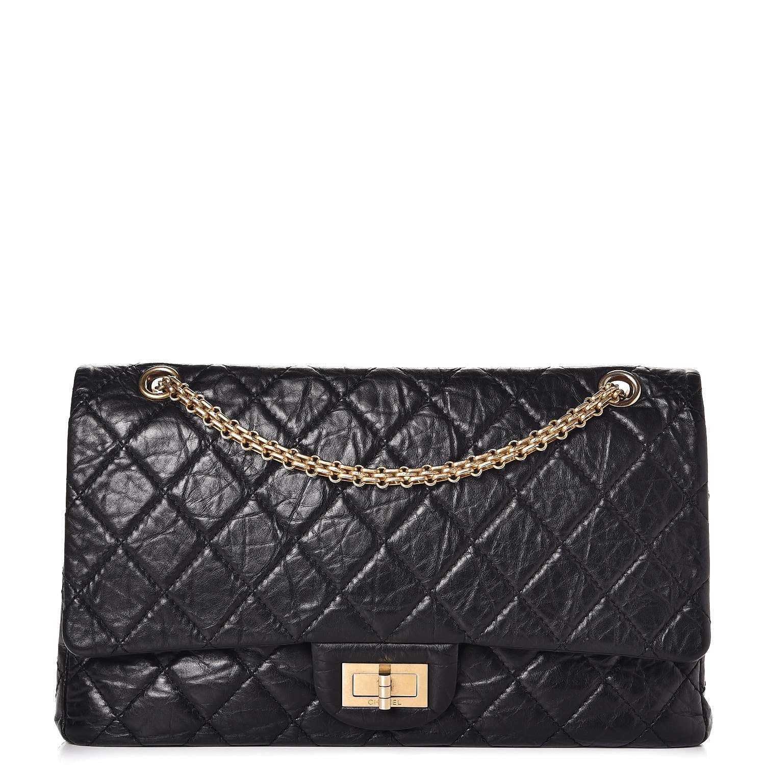 Chanel Aged Calfskin Quilted 2.55 Reissue 227 Flap Black 1 of 10