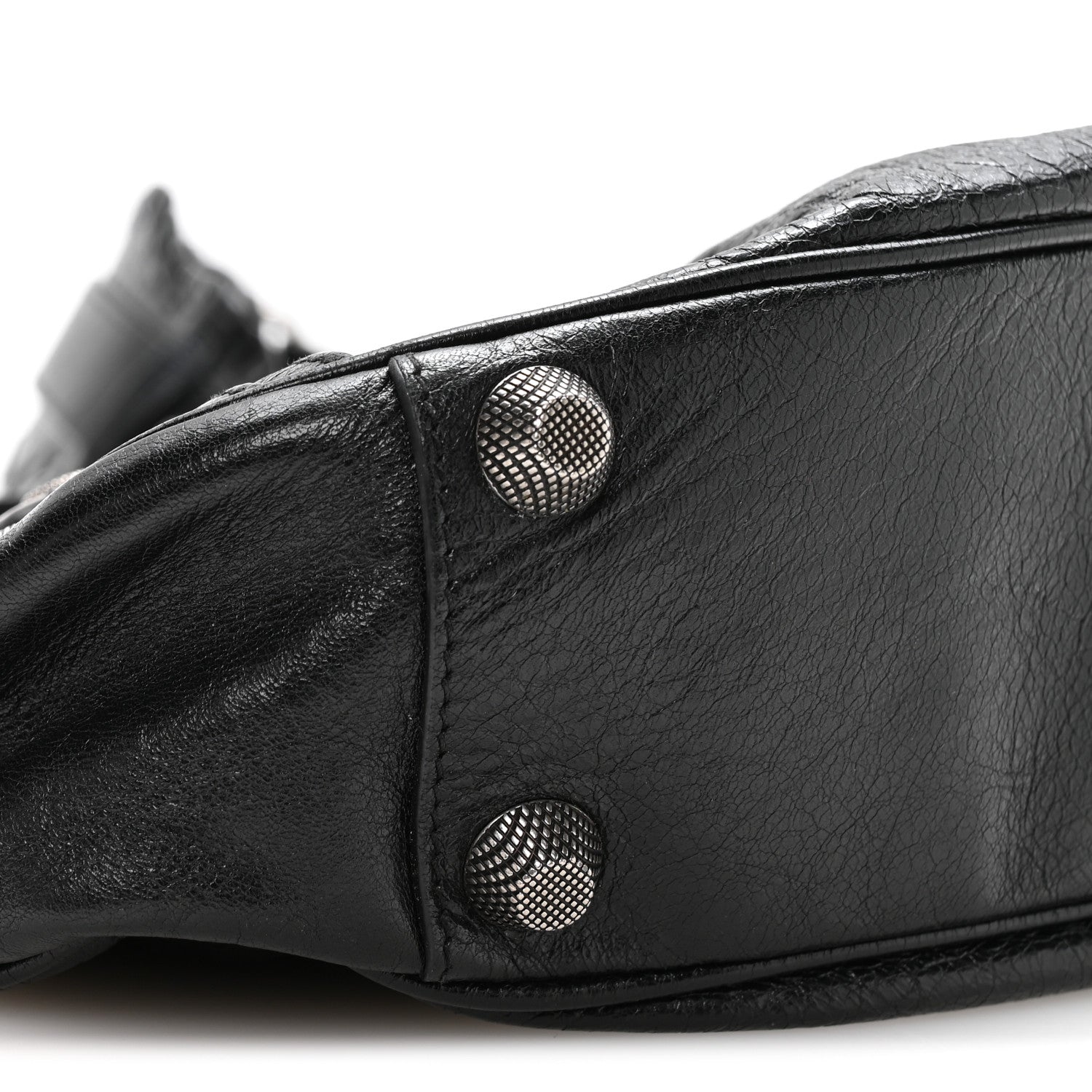 Balenciaga Agneau Arena Small Le Cagole Shoulder Bag Black 9 of 10