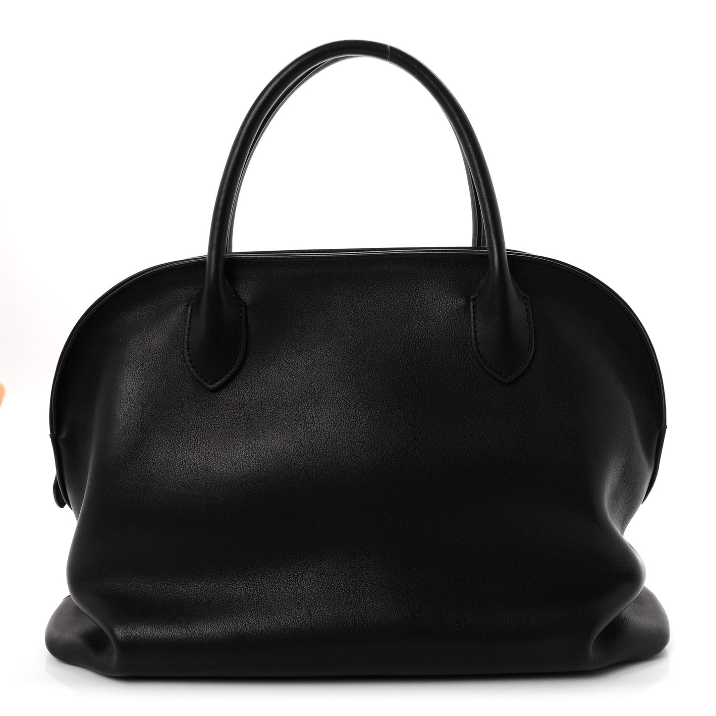 Polished Saddle Calfskin Agnes 12 Black