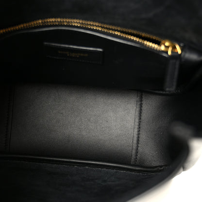 Saint Laurent Smooth Calfskin Small Le 5 A 7 Soft Hobo Light Musk 5 of 11