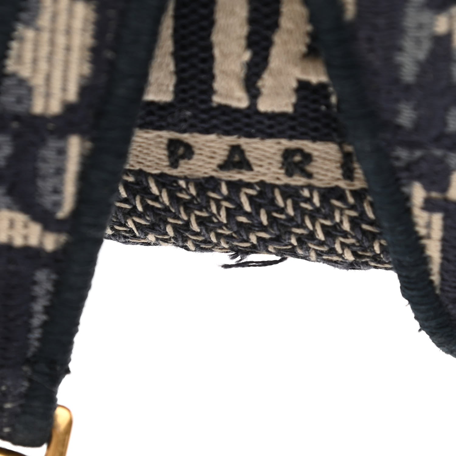 Christian Dior Oblique Slim Saddle Pouch Blue 8 of 12