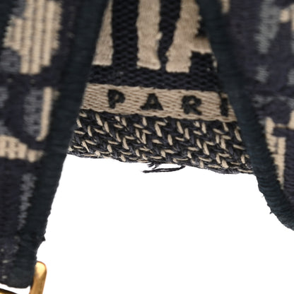 Christian Dior Oblique Slim Saddle Pouch Blue 8 of 12