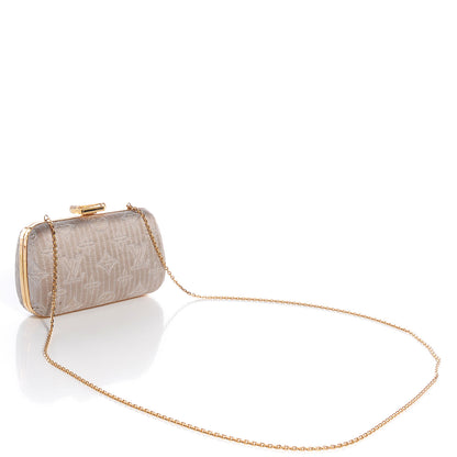 Louis Vuitton Monogram Motard Minaudiere Clutch Pearl 3 of 7