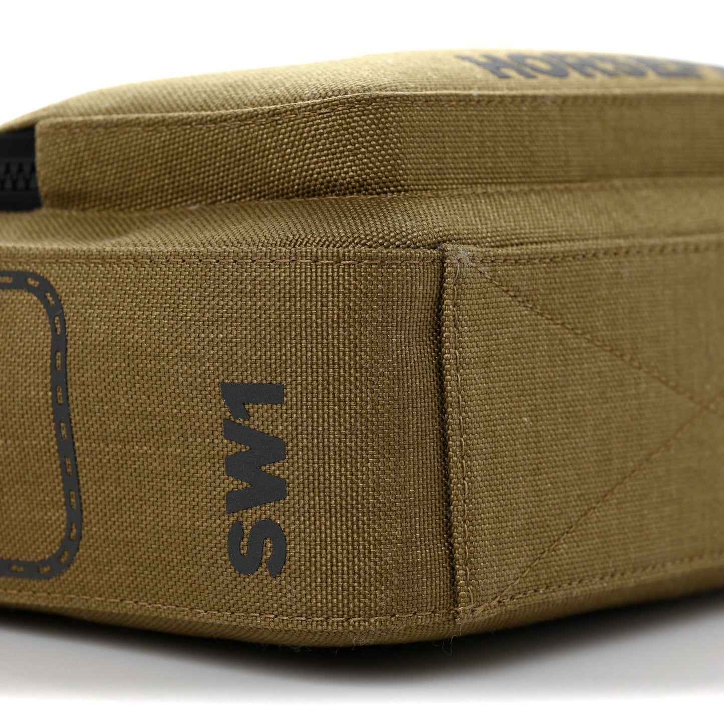 Canvas Paddy Horseferry Logo Crossbody Bag Moss Green