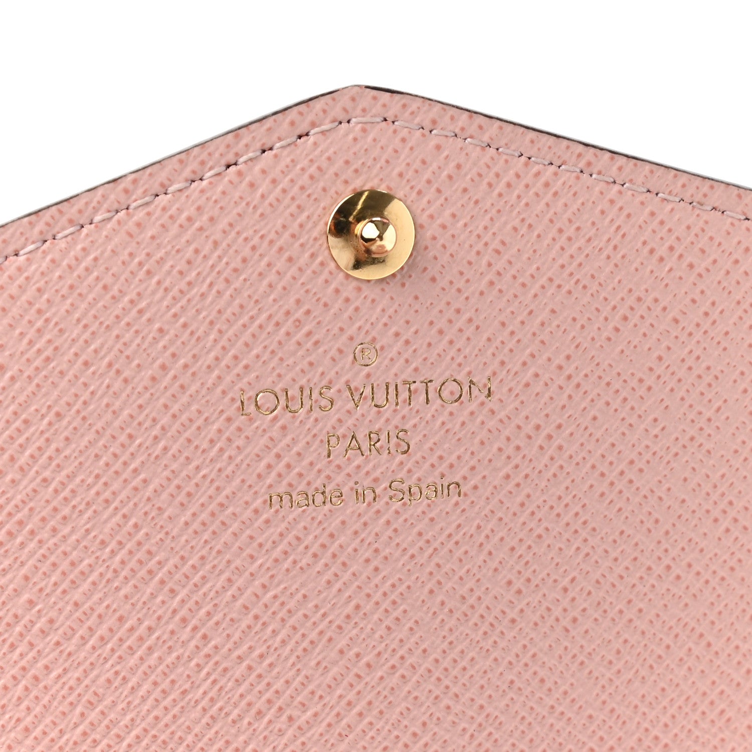 Louis Vuitton Damier Ebene Sarah Wallet NM Rose Ballerine 5 of 5