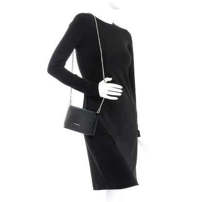 Givenchy Sugar Goatskin Pandora Chain Wallet Black 2 of 11