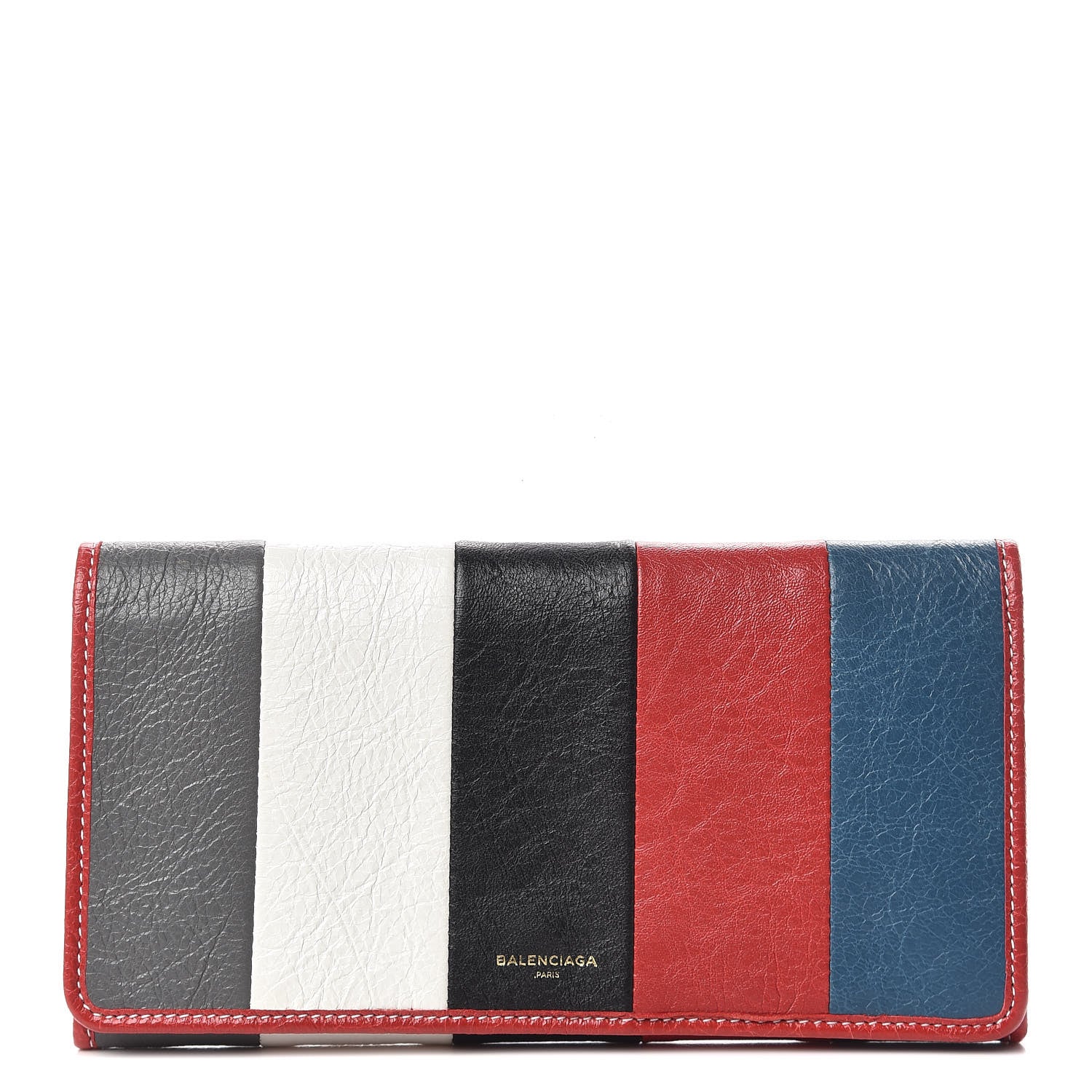 Balenciaga Agneau Arena Multicolore Bazar Money Wallet Grey White Black Red Blue 1 of 9