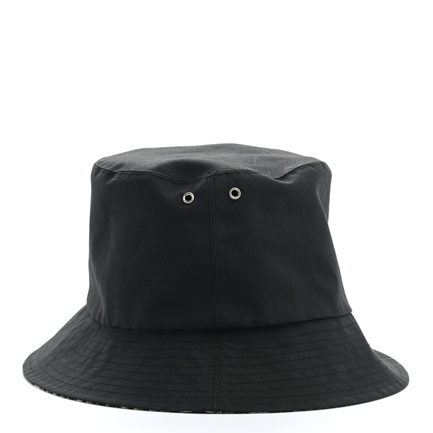 Christian Dior Oblique Reversible Teddy-D Brim Bucket Hat 58 Black 12 of 16