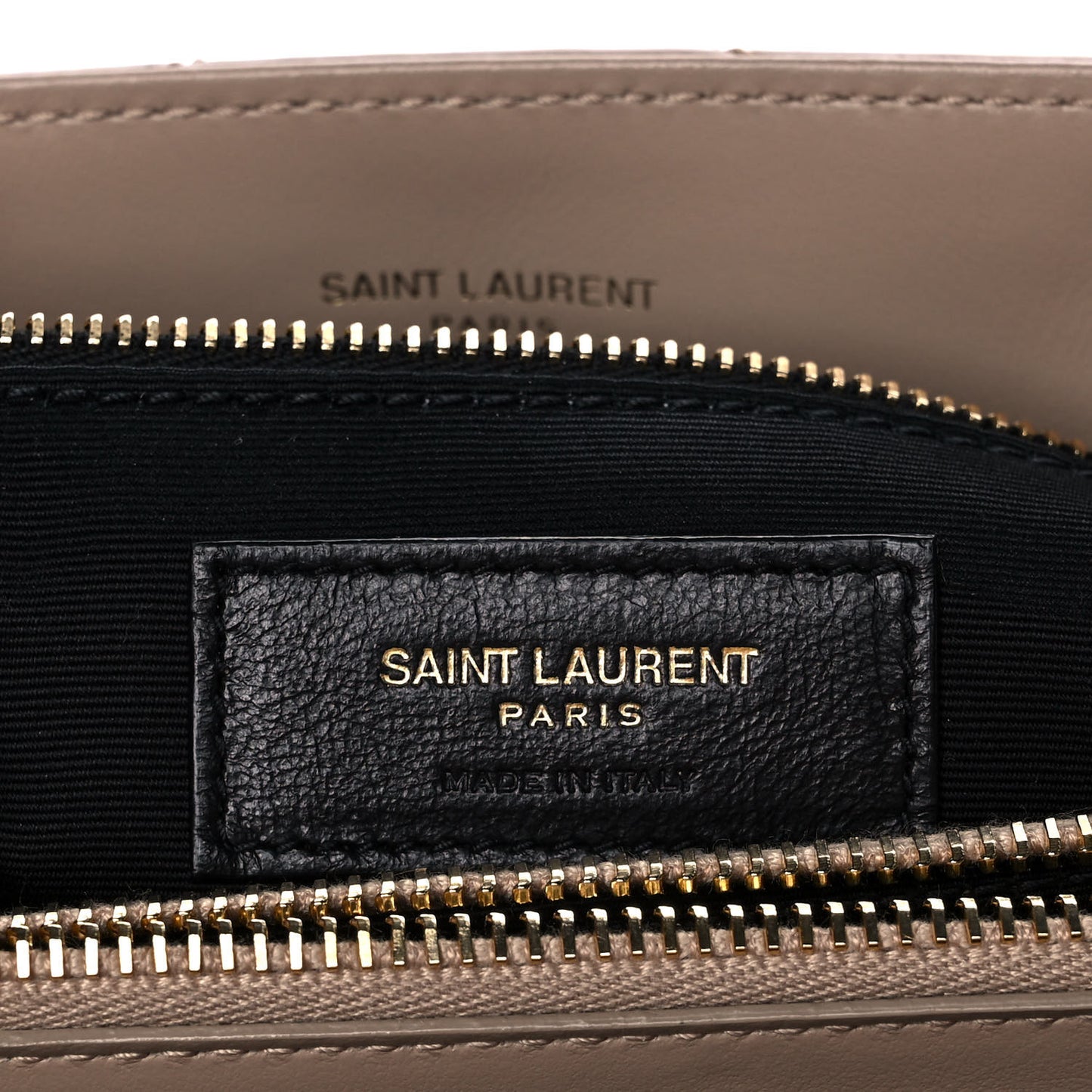 Calfskin Y Quilted Monogram Medium Loulou Chain Satchel Dark Beige