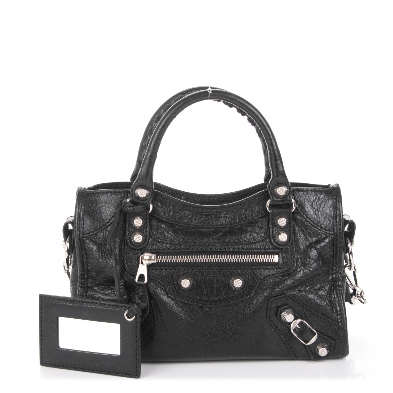 Balenciaga Agneau Giant 12 Silver Hardware Mini City Black 1 of 7