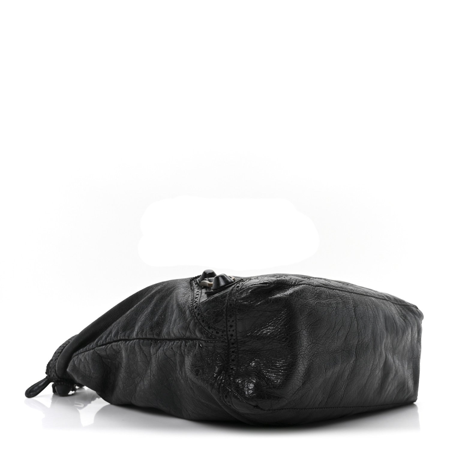 Balenciaga Agneau Giant Brogues Hardware Day Hobo Black 4 of 10