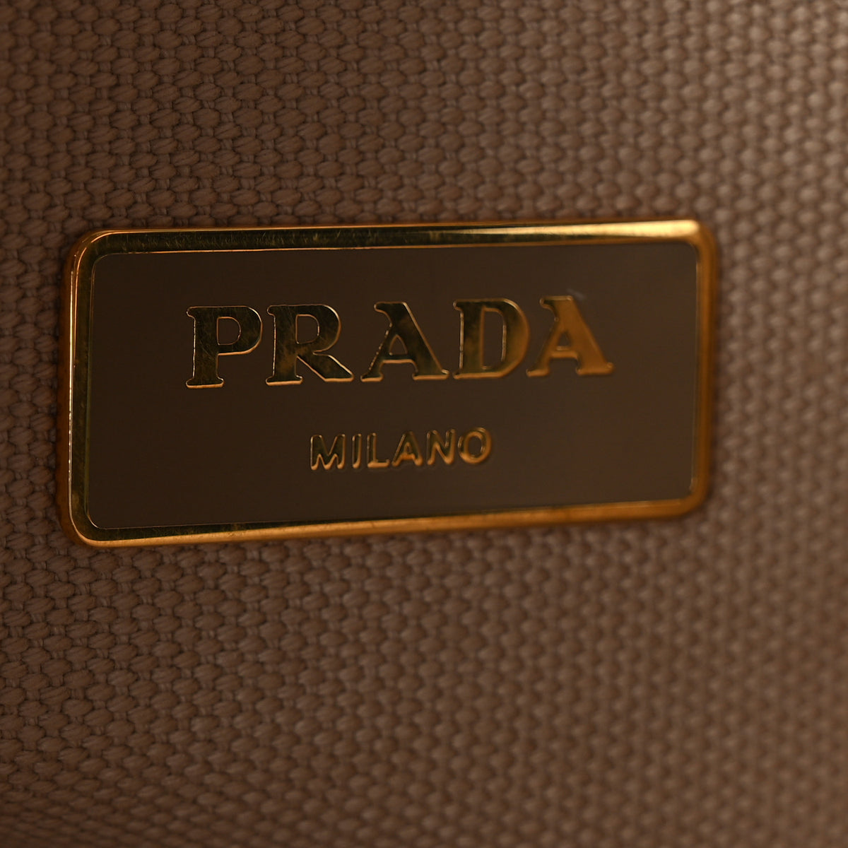 Prada Canapa Small Logo Tote Corda 6 of 12