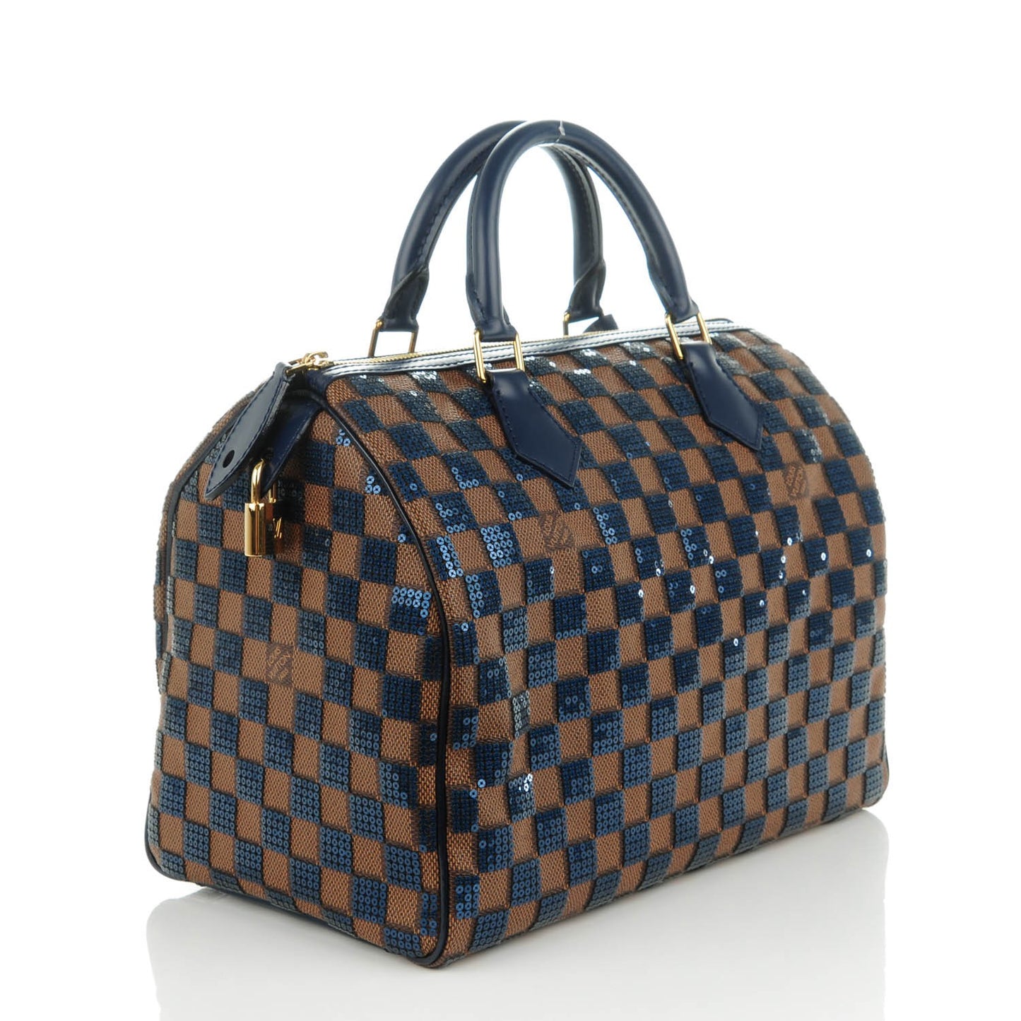 Damier Paillettes Speedy 30 Blue