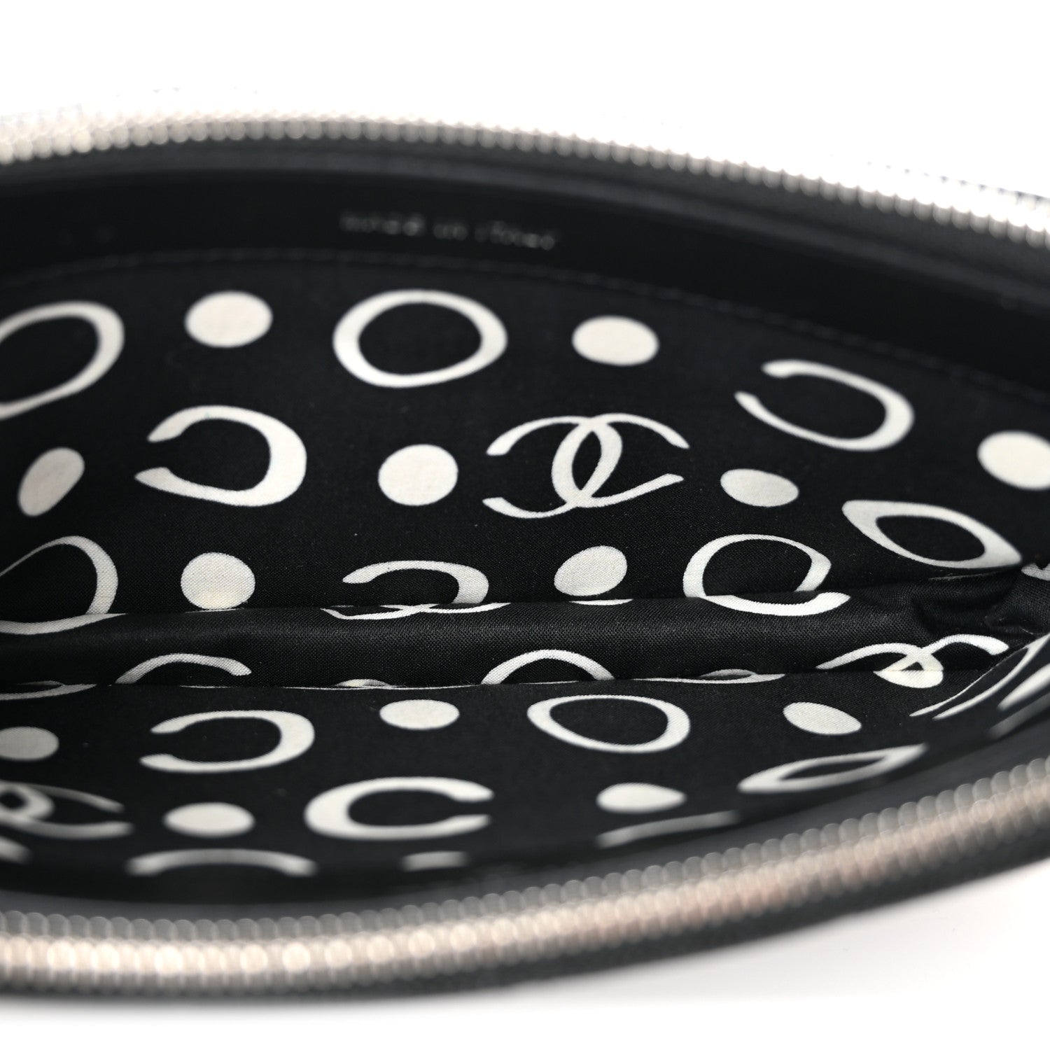 Chanel Caviar Quilted Logo Small Clutch With Chain Black 5 of 13