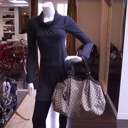 Gucci Monogram Large Sukey Tote Dark Brown 2 of 10