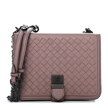 Bottega Veneta Nappa Intrecciato Small Runway Shoulder Bag Light Purple 3 of 24