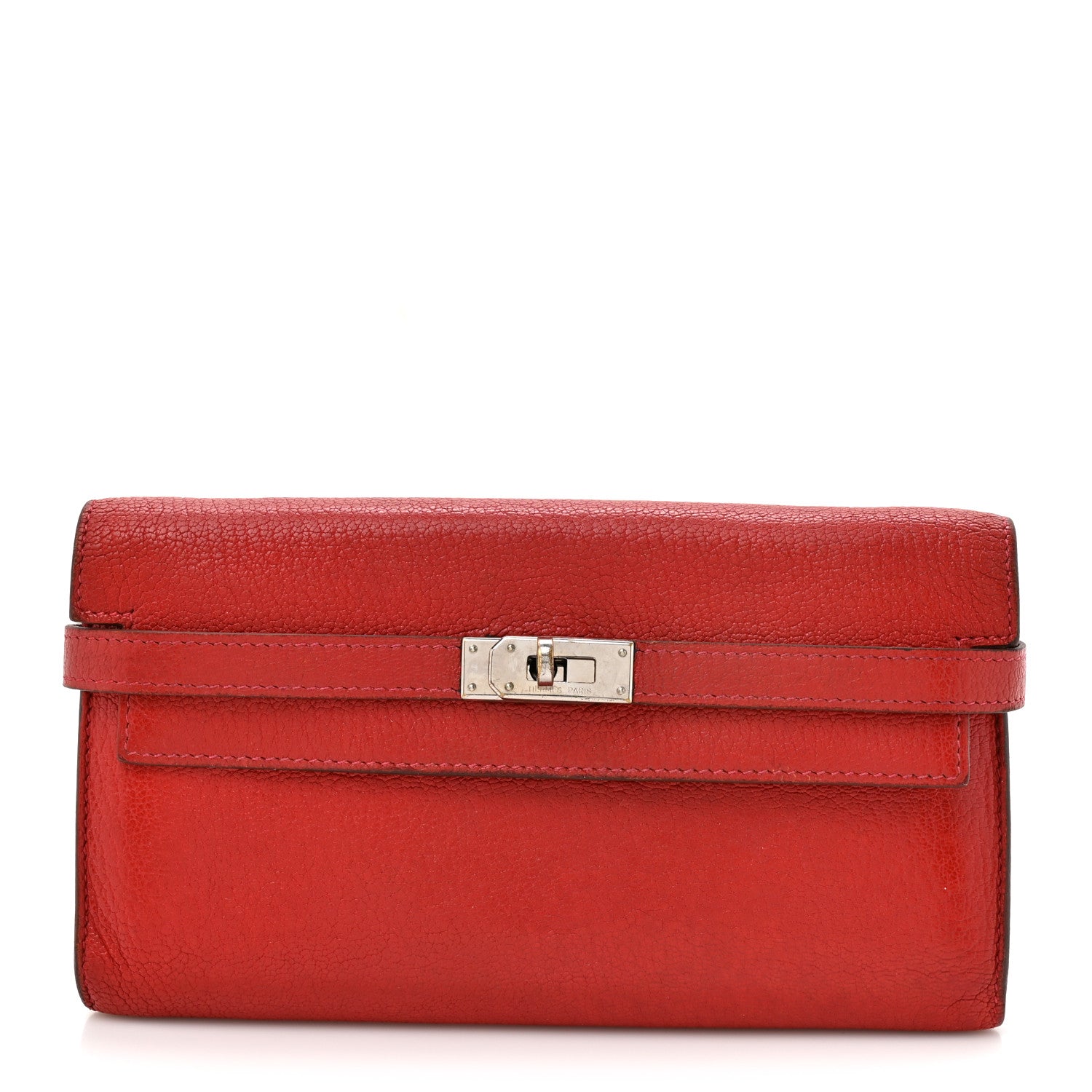 Hermes Chevre Mysore Kelly Longue Wallet Coq De Roche 1 of 13