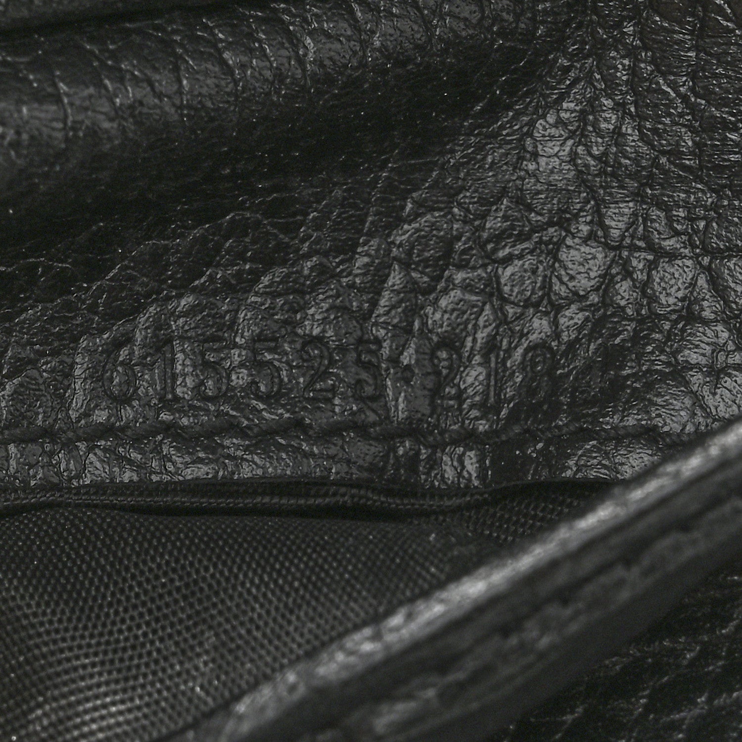 Gucci Dollar Calfskin Interlocking G French Wallet Black 7 of 7