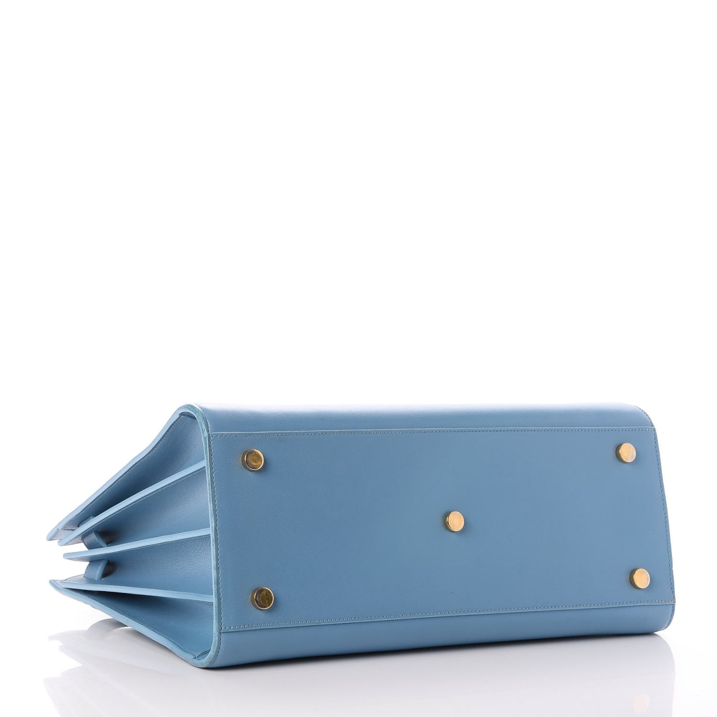 Calfskin Small Sac De Jour Light Blue