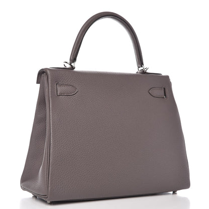 Hermes Togo Kelly Retourne 28 Etain 3 of 34