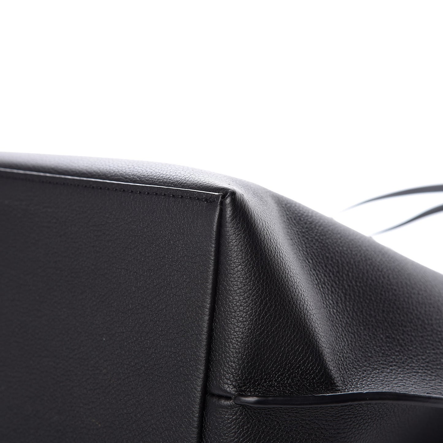 Calfskin Lockme Go Tote Black