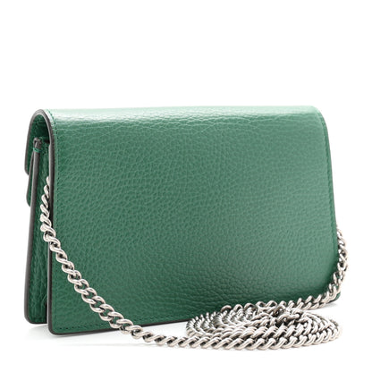 Gucci Calfskin Super Mini Dionysus Shoulder Bag Emerald 3 of 9