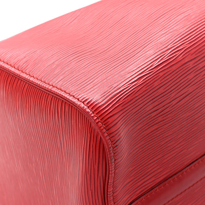 Louis Vuitton Epi Speedy 30 Castillan Red 9 of 13