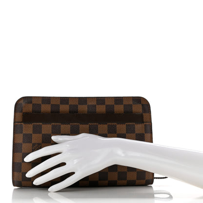 Louis Vuitton Damier Ebene Pochette Saint Louis Clutch 2 of 8