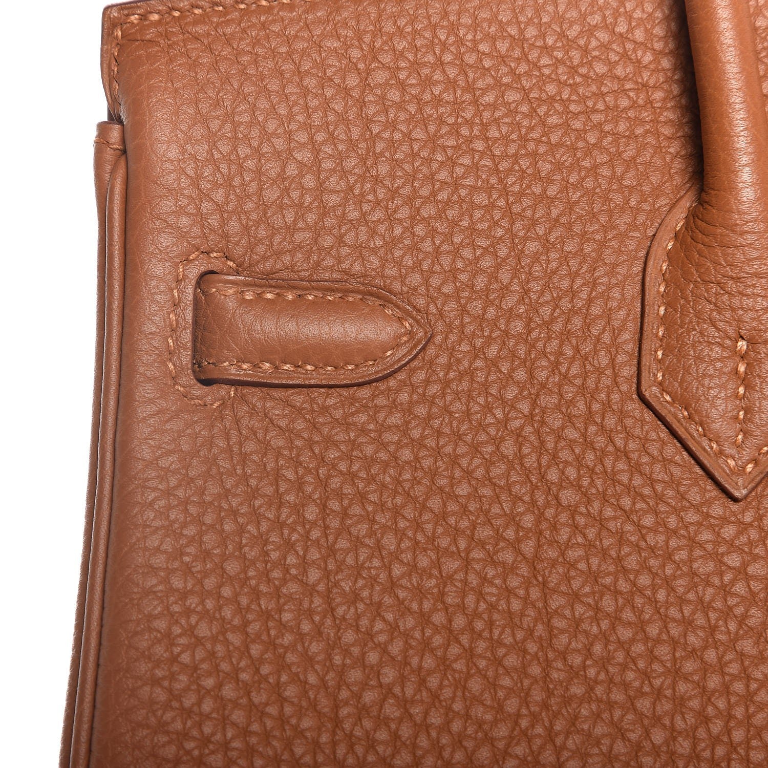 Hermes Togo Swift Officier Birkin 25 Gold Ambre 12 of 35