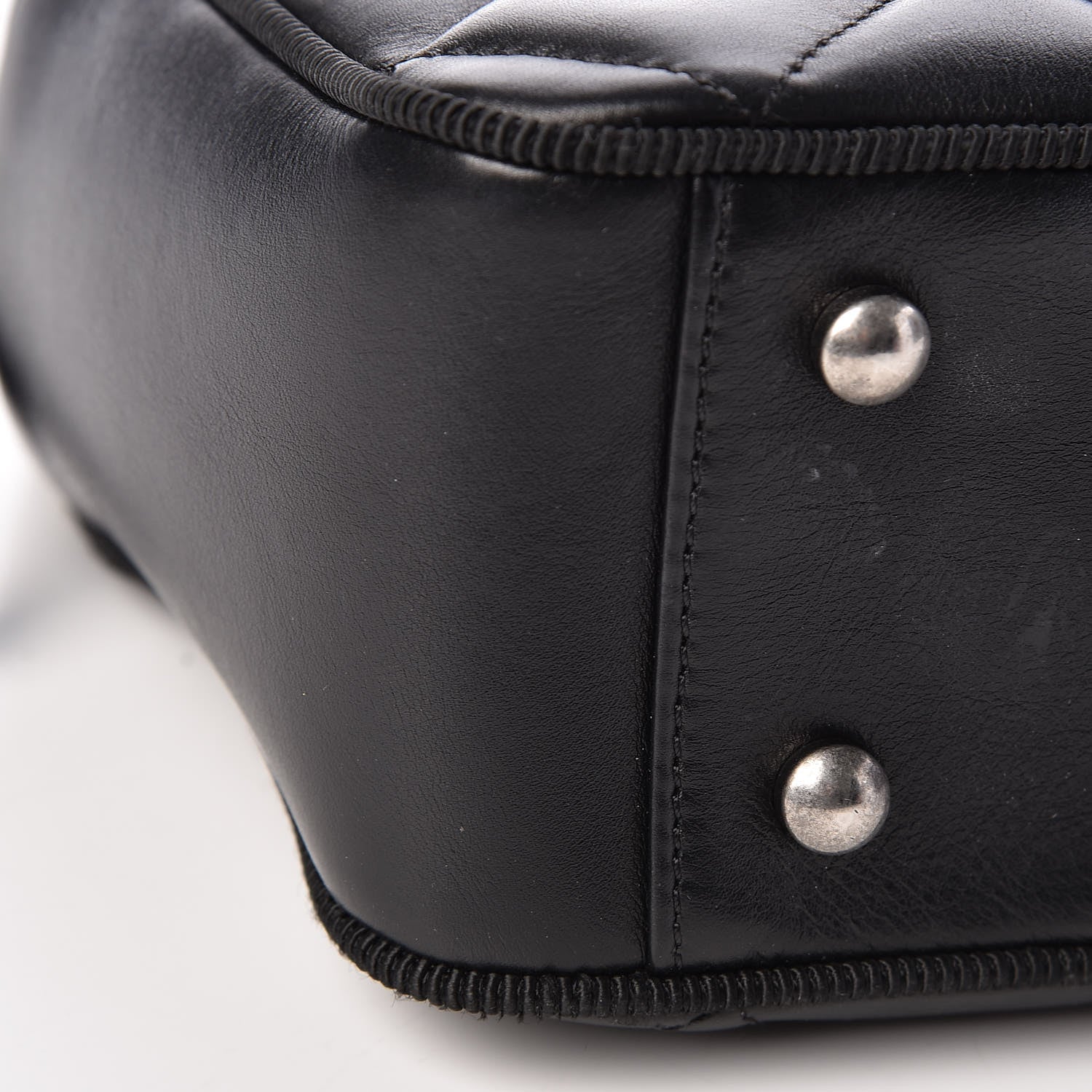 Chanel Calfskin Quilted Small Ballerine Camera Case Black 9 of 12