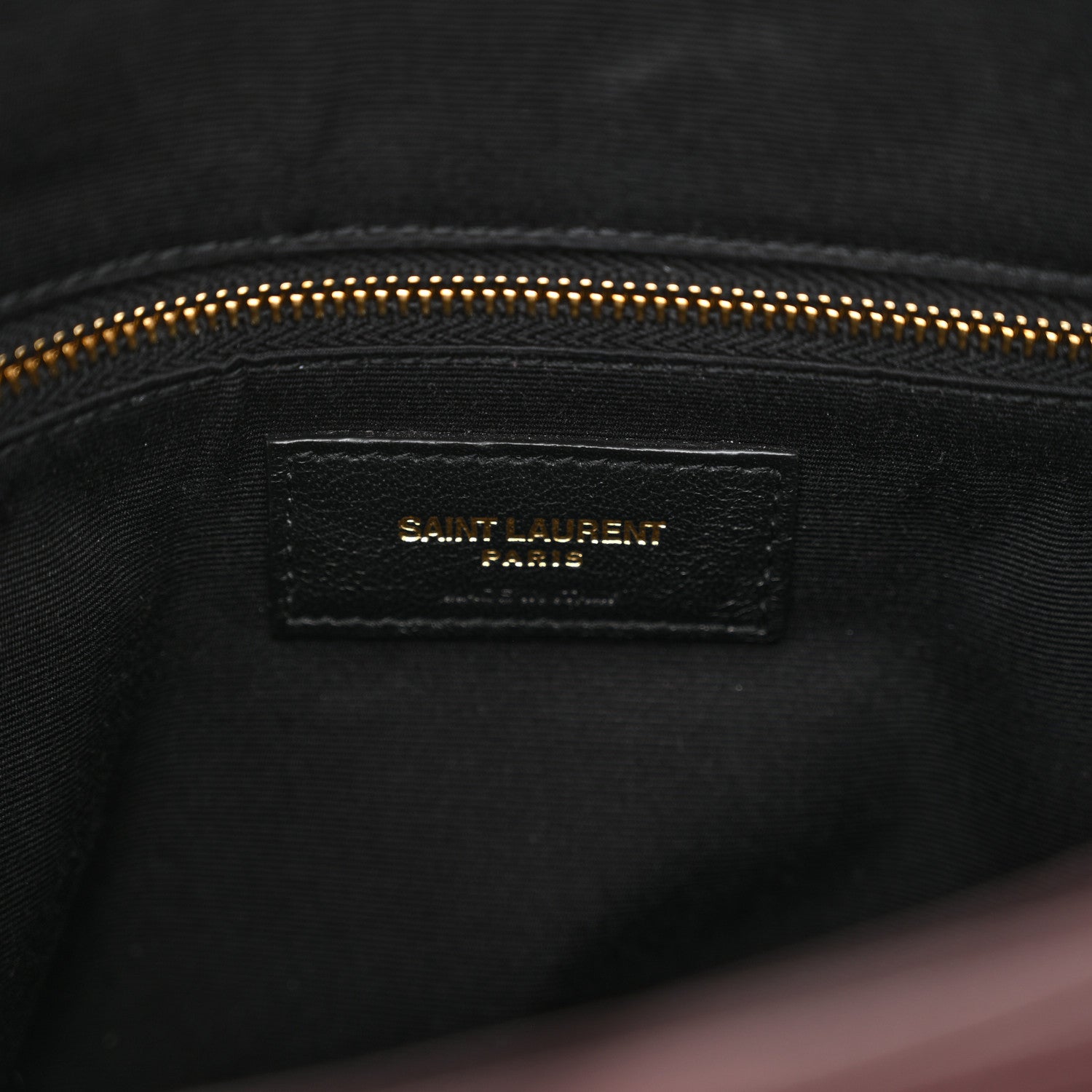 Saint Laurent Grain de Poudre Matelasse Chevron Medium Tribeca Shopping Bag Rouge Legion 7 of 10