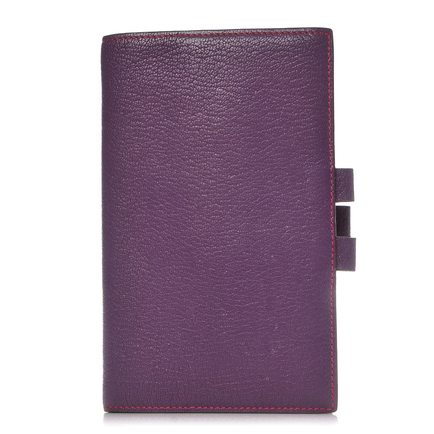 Hermes Chevre Mysore Bi Color Vision Agenda Violet Rose Shocking 1 of 9