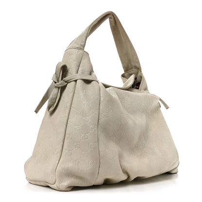 Gucci Guccissima Medium Hysteria Tote Ivory 3 of 10